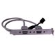 thumbnail image 4 of Soporte De Panel Trasero De 2 Puertos Cable De Placa Base Conector Usb 2.0 Adaptador De Cable, 4 of 8