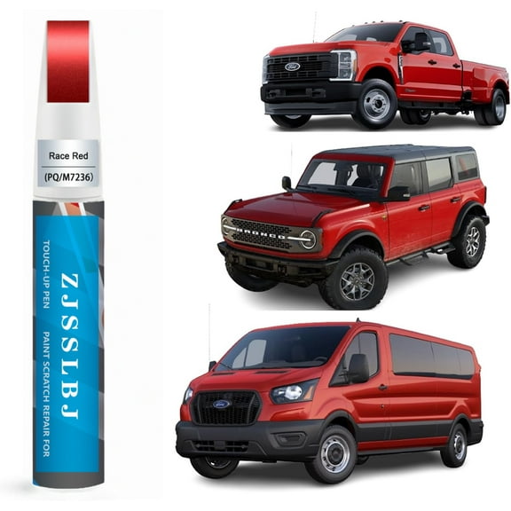 Car Touch Up Paint(Race Red(PQ/M7236)) for Ford, Car Paint Scratch Repair Kit, Quick & Easy Solution to Repair, Scratch Remover Pen