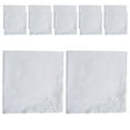 thumbnail image 4 of 12Pcs Wedding Hankies Bandanas White Handkerchief for Grooms Party Weddings style B, 4 of 9