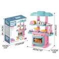 thumbnail image 2 of Bwiyojiz Simulation Kitchen Toy Toys Play Set Mini Cooking Utensils Tabletop, Gifts for Her, Multicolor, 2 of 9