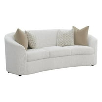 Rainn Upholstered Tight Back Sofa Latte