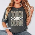 thumbnail image 7 of Camo Touchdown Football Shirt for Men Women & Teens Game Day Checkered Tailgate Graphic Tee Pepper Shirt Small, 7 of 7