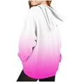 thumbnail image 4 of Lmnyox Hoodies for Kids Long Sleeve Hooded Casual Sweatshirts with Pocket Teen Boys Girls Gradient Pullover, 4 of 5