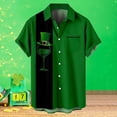 thumbnail image 2 of Playeras Para Hombre Camisa Informal De Moda Para Hombre Con Estampado De Festival, Solapa, Botones Y Bolsillo, 2 of 4