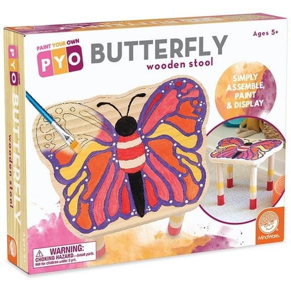 Paint Your Own Stool: Butterfly