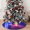 thumbnail image 7 of Lsque inside out 2 Print Christmas Tree Skirt, Tree Skirt with Ties or Velcro, Perfect for Holiday Decorations, Halloween, and New Year-48", 7 of 7