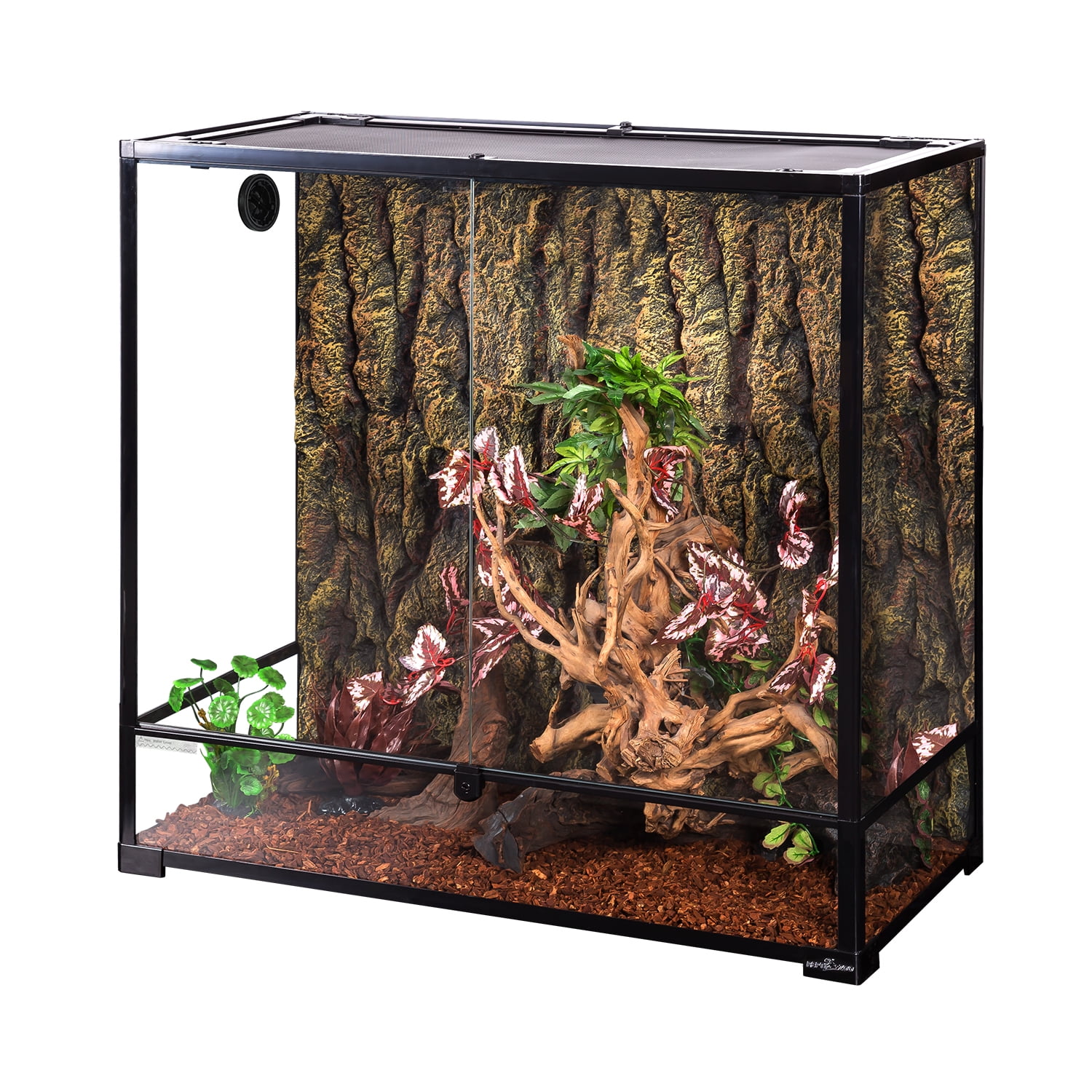 100-Gallon Aboreal Glass Reptile Habitat, Black