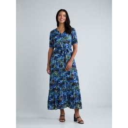 knitted v neck dress Relaxed V Neck Alpaca Long Dress main image 0