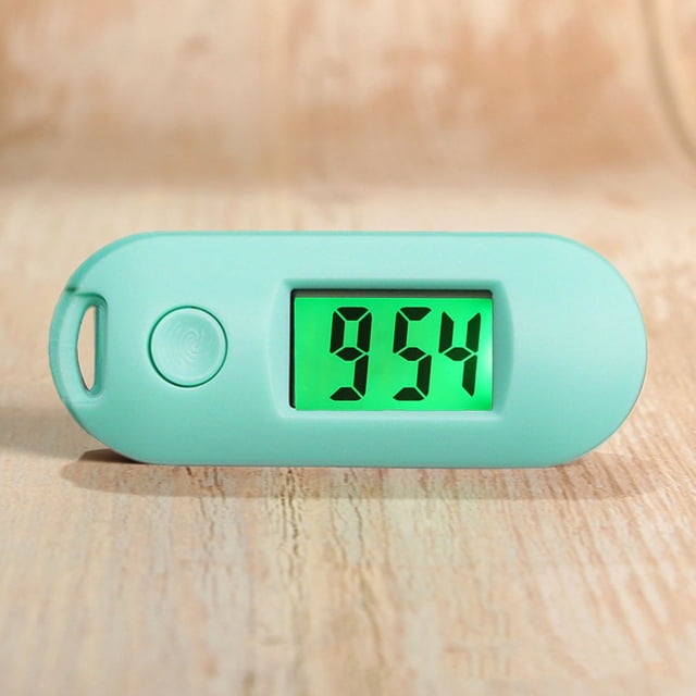 WIFKLSIIPG Mute Luminous Mini Portable Digital Electronic Clock Student Exam Study Pocket Watch(Green)