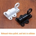 thumbnail image 4 of Birdeem Automatic Window Lock, Spring Loaded Latch for Sliding Doors and Windows, Aluminum Alloy with Stainless Steel Spring, Automatic Closing Security Lock, 2 Pack, 4 of 8