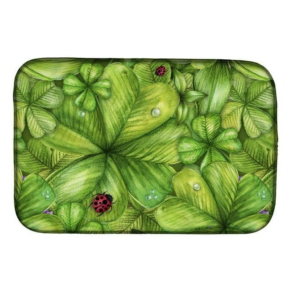 Shamrocks & Lady Bugs Dish Drying Mat