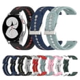 thumbnail image 2 of (Pink Green)For Garmin Move 3 20mm Silicone Watch Band OLBB, 2 of 3