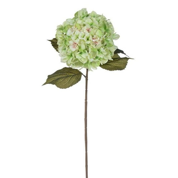 Vickerman FR250104 32.5 in. Hydrangea Stem, Green - 3 per Bag
