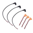 thumbnail image 1 of Puerto de Carga de la Batería, Cable de Alimentacia de Conector Curvado de Diseño Portátil Flexible para Triciclo Eléctrico, 1 of 7