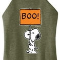 thumbnail image 3 of Peanuts - Snoopy Boo Sign - Juniors High Neck Tank Top, 3 of 6