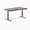 Pheasantwood / Space Gray, variant on Desky Dual Resin Hardwood Sit Stand Desk - Teak Blue River / 80 X 30 Inches / White