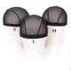 thumbnail image 1 of Zqian Beauty Gorros de cúpula de malla pequeña para pelucas, 6 piezas, gorro de peluca de cúpula de malla transpirable elástica, gorros de peluca negros de spandex para hacer pelucas (6 piezas negro S, 1 of 1