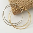 thumbnail image 4 of Pendientes grandes para mujer, sencillos y a la moda. Personas con o sin agujeros en las orejas. Pendientes grandes, 4 of 5
