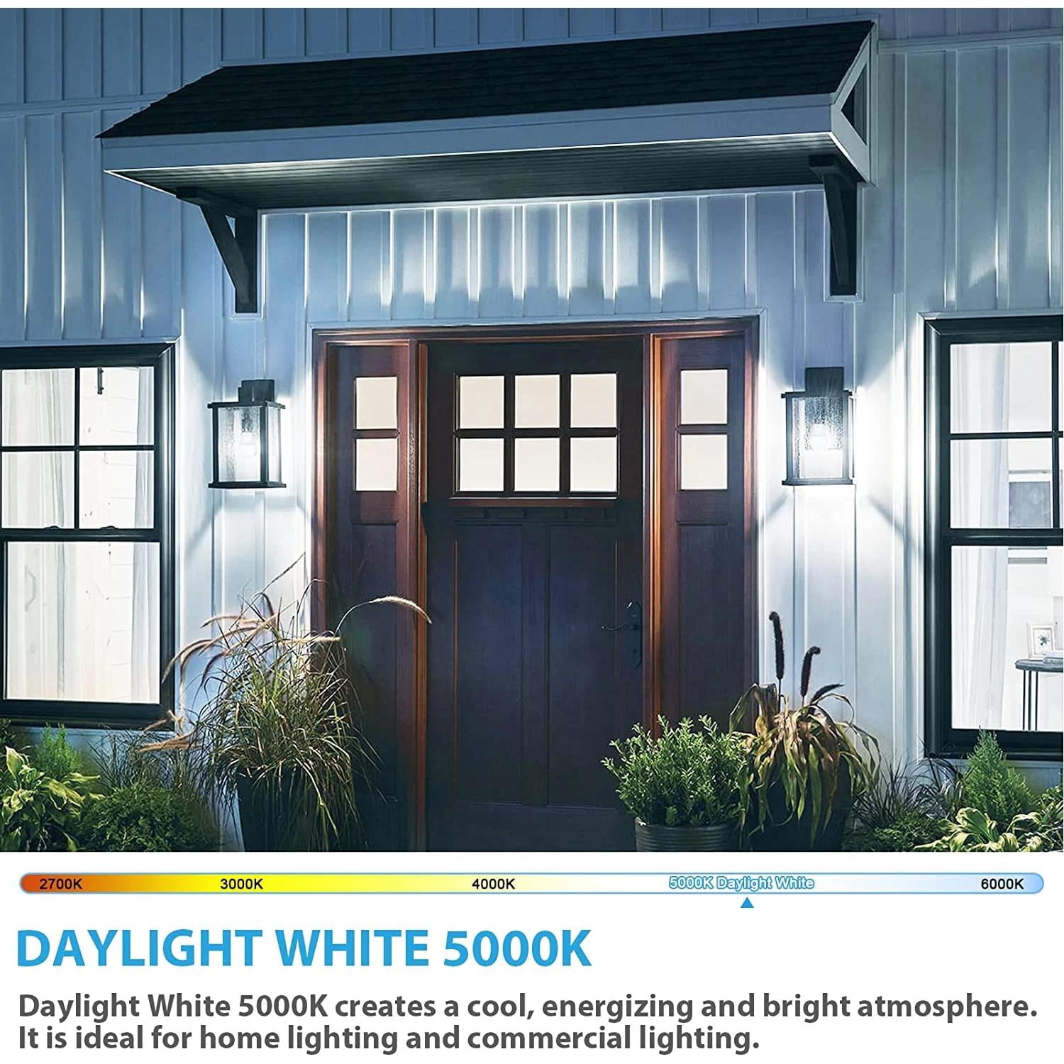 4-Pack A19 LED Light Bulbs, 100W Equivalent LED Bulb, 5000K 1100Lumen Light Bulb