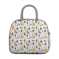 thumbnail image 2 of Womens White Cartoon Dinosaurs Knights Pattern Lunch Box for Work,Insulated Lunch Bag for Women,Loncheras Para Mujer,Leakproof Adult Lunch Bag for Work,Beach,Travel,Picnic,Camping, 2 of 7