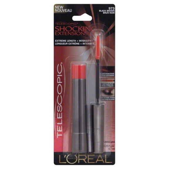 L'Oreal Loreal Telescopic Shocking Extensions Mascara, 0.29 oz