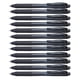 thumbnail image 1 of Bolígrafos de gel Pentel EnerGel-X 798172 RollerGel retráctiles negros, 1 of 9