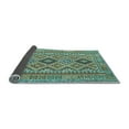 thumbnail image 2 of Ahgly Company Indoor Round Oriental Light Blue Traditional Area Rugs, 8' Round, 2 of 4