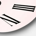 thumbnail image 3 of Designart 'Ethnic Geometric Silhouette Of Afro American Ii' Modern Wall Clock, 3 of 5