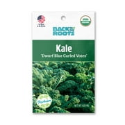 Back to the Roots Organic Dwarf Blue Curled Vates Kale Vegetable Seeds, 1 Seed Packet