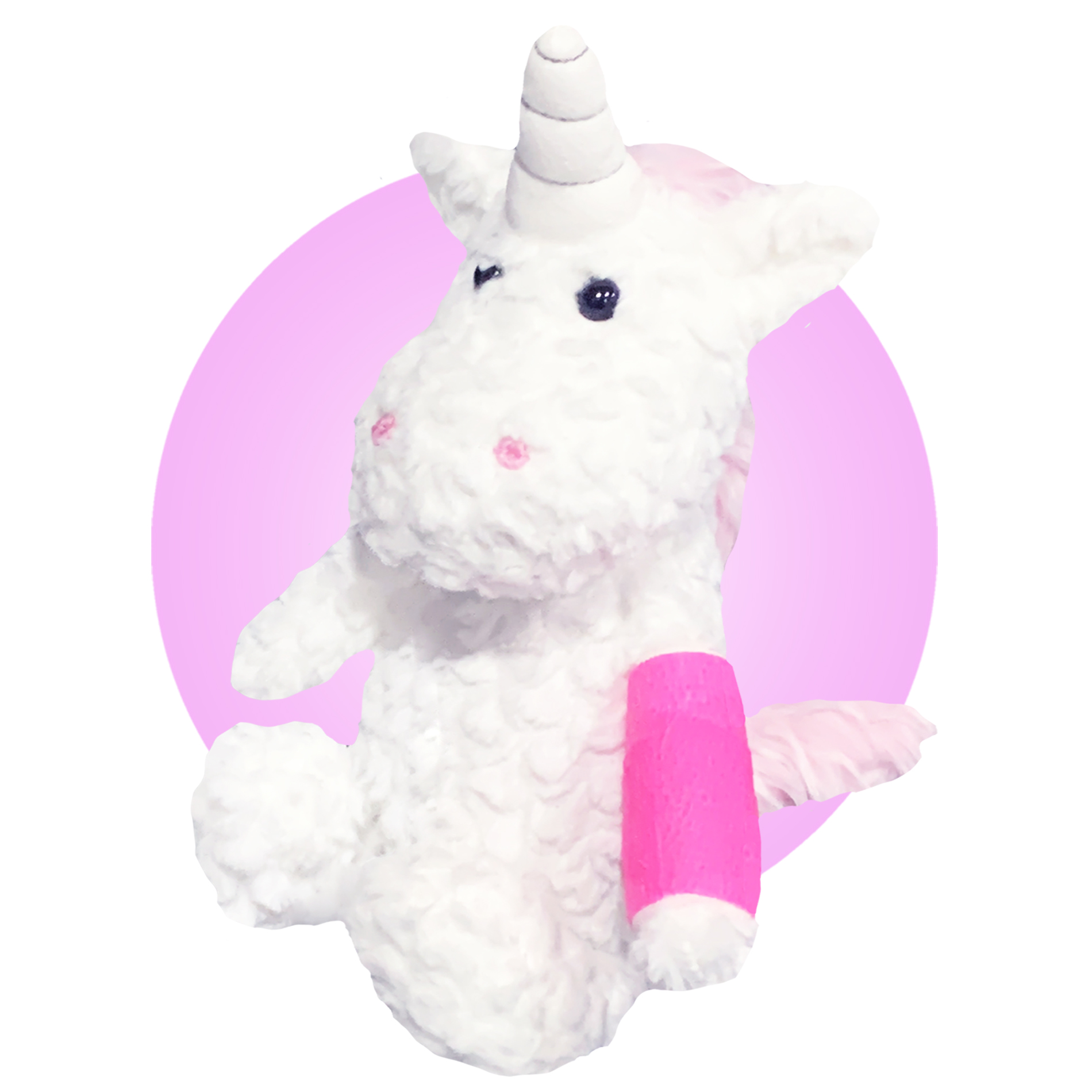 Broken Arm Gift for Little Girls - Get Well Soon Gift Kids - Stuffed Animal Unicorn wearing a Cast by Kikilishop