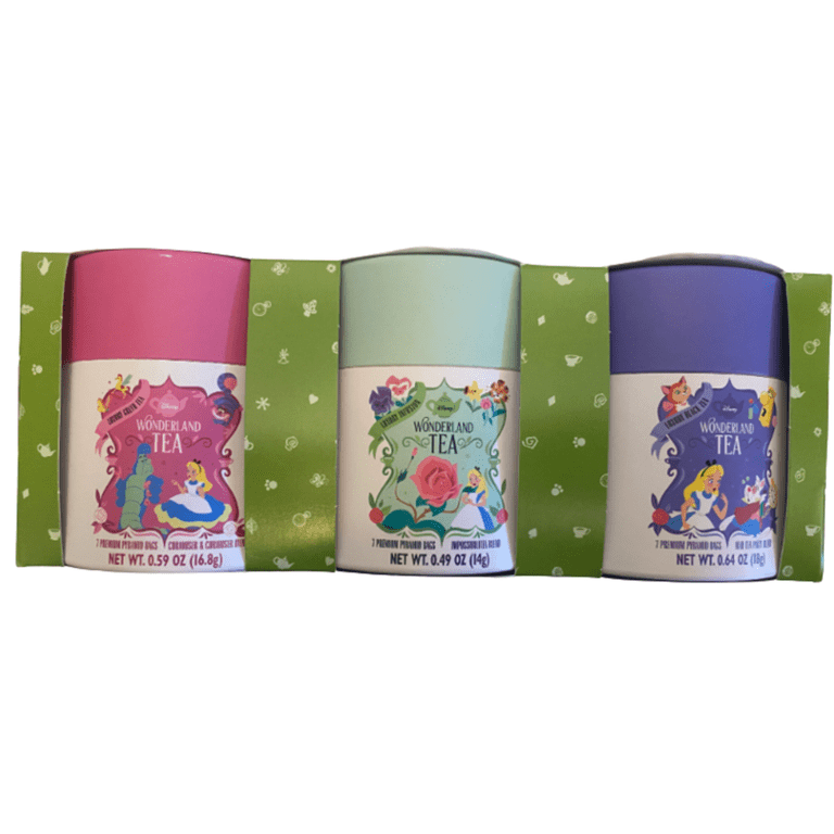 Disney Parks Alice Wonderland Luxury Green Infusion Black Tea Set