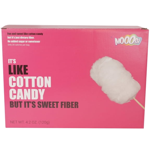 Mooosh- It's like cotton candy but it's sweet fiber