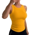 thumbnail image 1 of Camiseta sin mangas sexy con tirantes y espalda descubierta para mujer - Tirantes ajustables, forro de malla, camisetas de verano para salir, 1 of 4