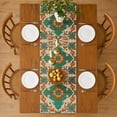 thumbnail image 3 of SPXUBZ Colorful Wildflower Bouquet Table Runner 13 x 72 Inch Botanical Garden Dining Table Runner Farmhouse Kitchen Everyday Decor, 3 of 5