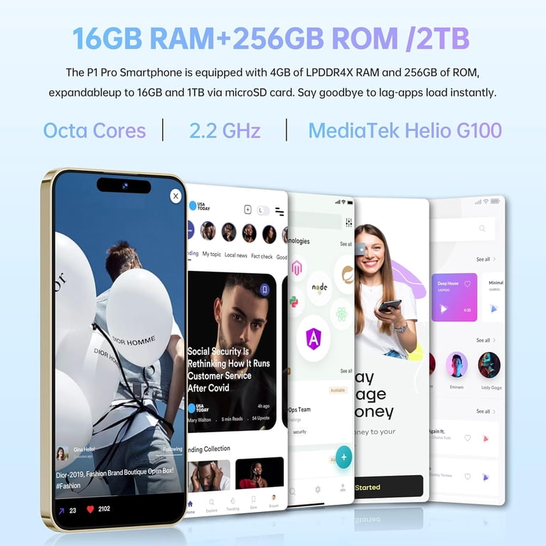 OUKITEL P1 Pro Unlocked Cell Phone Android 15-6.7