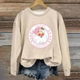 thumbnail image 1 of EGNMCR Sweat-Shirt de Noël Mode Décontractée pour Femmes Manches Longues Col Rond Imprimé Sweat-Shirt Blouse, 1 of 3