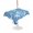SteelBlue, variant on Outdoor Tablecloth with Umbrella Hole for Patio/Picnic/Party/Camping, Ocean Starfish Waterproof Table Cloth Rectangle Table Cover Washable, Watercolor Coastal Sea Starfish Summer Green (60"x 84")