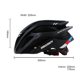 thumbnail image 3 of Bicicleta Bikeboy Ciclismo Casco Ajustable Hombres Mujeres Sport Bike Safety Cap (Negro), 3 of 5