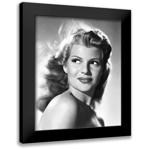Hollywood Photo Archive 12x14 Black Modern Framed Museum Art Print Titled - Rita Hayworth