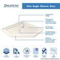 thumbnail image 2 of SlimLine 38 Inch D x 38 Inch W x 2-3/4 Inch H Corner Drain Neo Angle Shower Base in Biscuit, 2 of 8