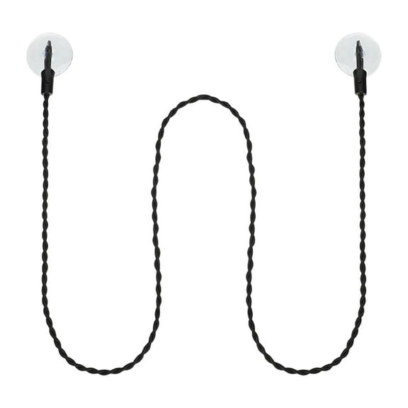 Outdoor Clothesline Camper Accessories Retractable Indoor Suckers Travel Black