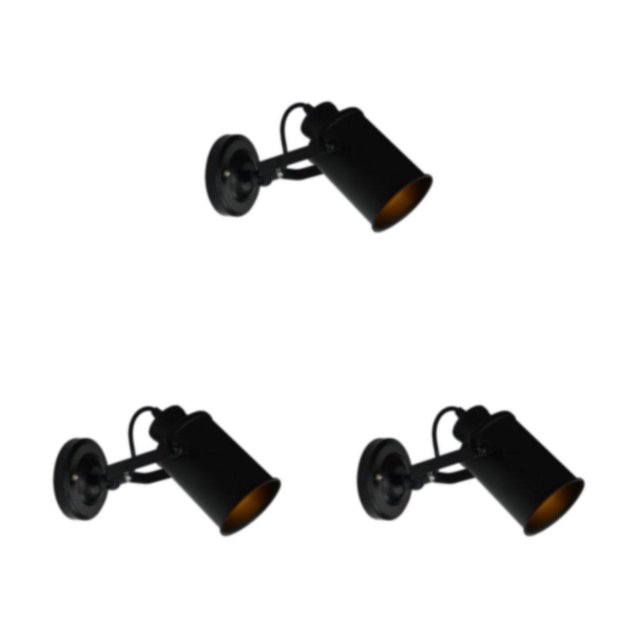 Luz de aplique de codo oscilante Toystoory negro Type1 NO1