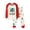 White, variant on HCYSFG Boys Christmas Pajama Sets Graphic Print 2 Piece Lounge Set Crewneck Long Raglan Sleeve Top And Pants Sleepwear Sets