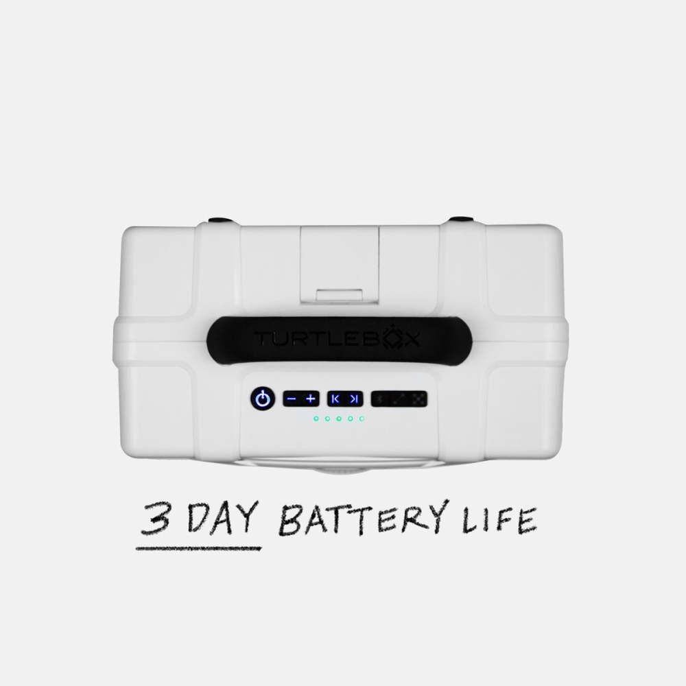 Turtlebox Grande Speaker, White