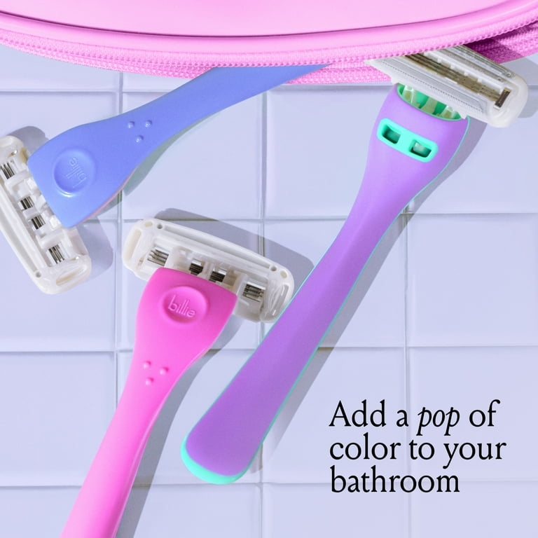 Billie Malibut 3-Blade Women's Disposable Razors, 3 Ct, Gentle on