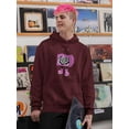 thumbnail image 2 of Hypnotic Toon Style Tv Hoodie Men -Image by Shutterstock, Male XX-Large, 2 of 4