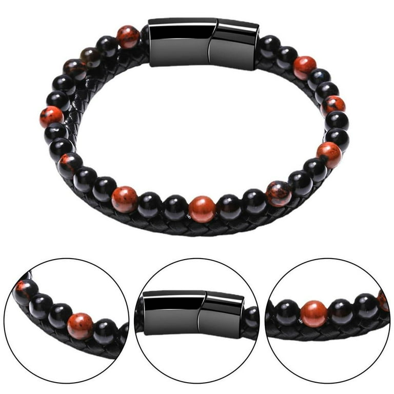 Tohuu Hematite Bracelet Humanic Pro MAXHematie Beaded Bracelets Healing  Crystal Bead Bracelet Tiger Eye Natural Crystal Beaded Bracelets For Women  Men cool 