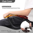 thumbnail image 4 of HELLHERO Maple Leaf Print Office Chair Armrest Covers 2 Pcs, Cardinal Pattern Removable Desk Chair Arm Rest Covers, Stretchable Office Chairs Armrest Cover Padded, 4 of 7