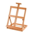 thumbnail image 5 of balikha Tabletop Easel Stand Desktop Easel Portable Space Saving, Wooden Easels Painting Display Easel for Children Painters Drafting Brown, 5 of 9