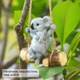 thumbnail image 3 of De Resina Para Exteriores, Adorno Colgante Para Patio, Simulación Impermeable, Columpio De Oso Koala Para Amigos Y Familiares Sweethay HA039910-01, 3 of 6